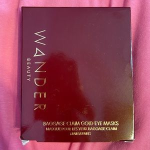 Wander Beauty Baggage Claim Gold Eye Masks